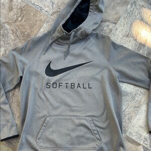 Nike Silver Softball Hoodie